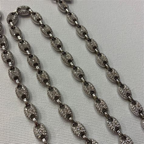 cz gucci link chain